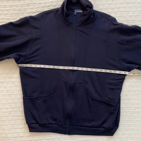 Triples Womens Full Zip Jacket Navy Blue Medium - Picture 5 of 10